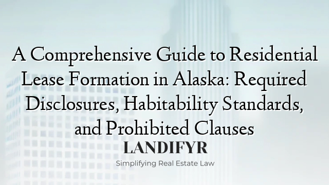 A Comprehensive Guide to Residential Lease Formation in Alaska: Required Disclosures, Habitability Standards, and Prohibited Clauses