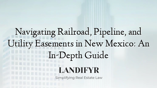 Navigating Railroad, Pipeline, and Utility Easements in New Mexico: An In-Depth Guide