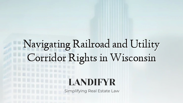 Navigating Railroad and Utility Corridor Rights in Wisconsin