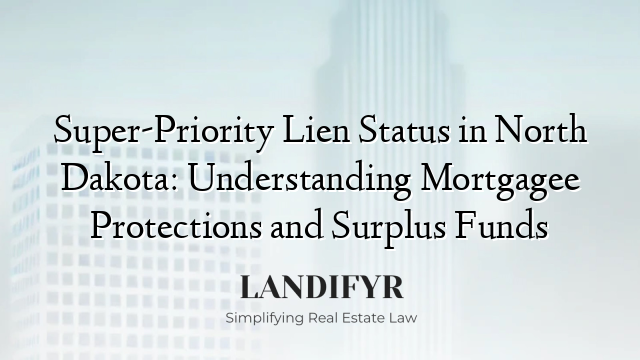 Super-Priority Lien Status in North Dakota: Understanding Mortgagee Protections and Surplus Funds