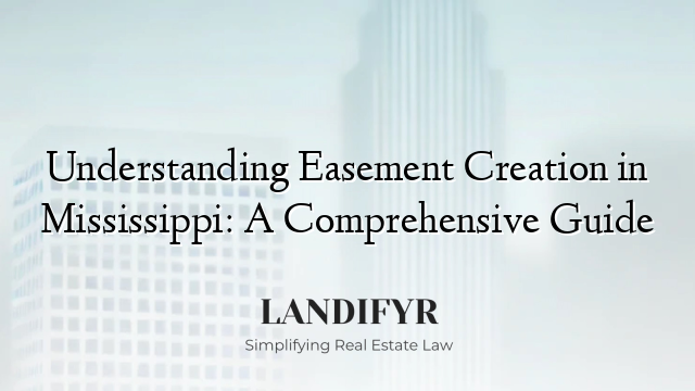 Understanding Easement Creation in Mississippi: A Comprehensive Guide