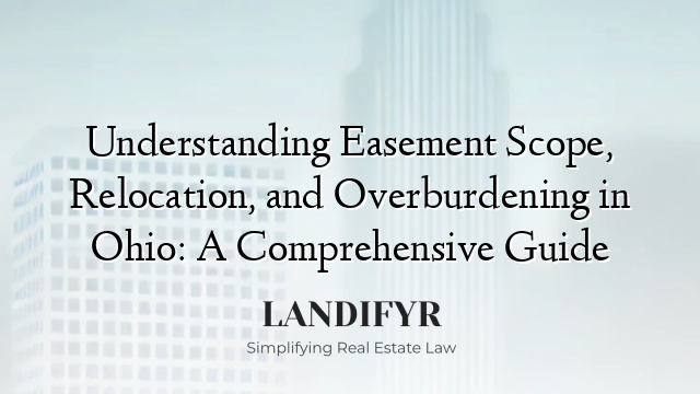 Understanding Easement Scope, Relocation, and Overburdening in Ohio: A Comprehensive Guide
