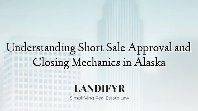 Understanding Short Sale Approval and Closing Mechanics in Alaska