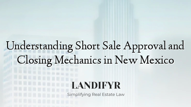 Understanding Short Sale Approval and Closing Mechanics in New Mexico