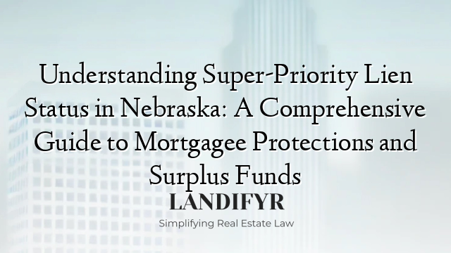 Understanding Super-Priority Lien Status in Nebraska: A Comprehensive Guide to Mortgagee Protections and Surplus Funds