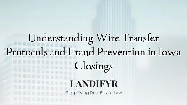 Understanding Wire Transfer Protocols and Fraud Prevention in Iowa Closings