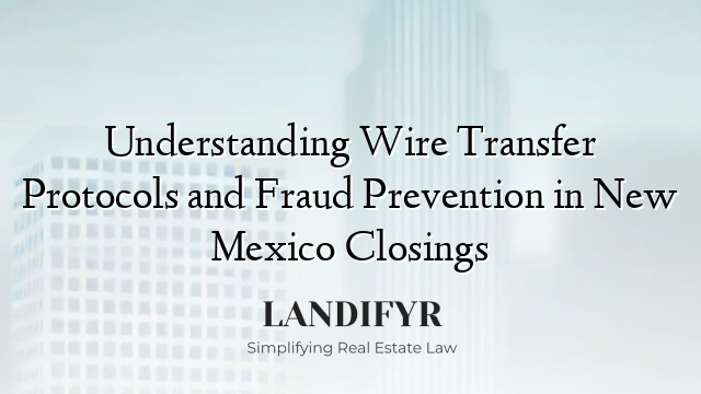 Understanding Wire Transfer Protocols and Fraud Prevention in New Mexico Closings
