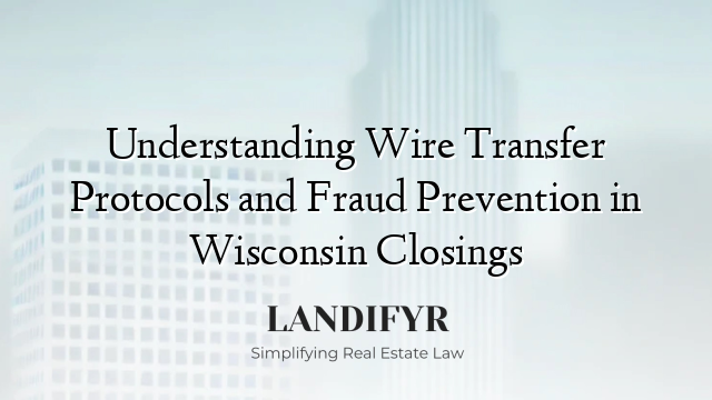 Understanding Wire Transfer Protocols and Fraud Prevention in Wisconsin Closings