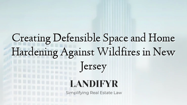 Creating Defensible Space and Home Hardening Against Wildfires in New Jersey