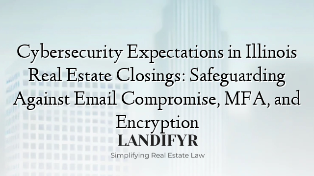 Cybersecurity Expectations in Illinois Real Estate Closings: Safeguarding Against Email Compromise, MFA, and Encryption