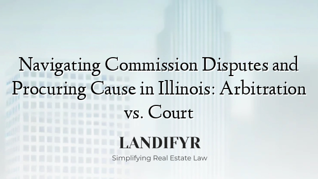 Navigating Commission Disputes and Procuring Cause in Illinois: Arbitration vs. Court