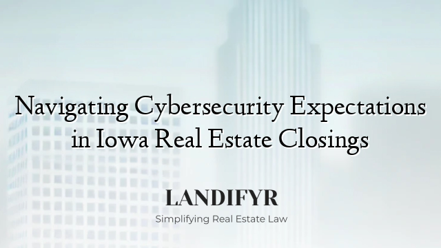 Navigating Cybersecurity Expectations in Iowa Real Estate Closings