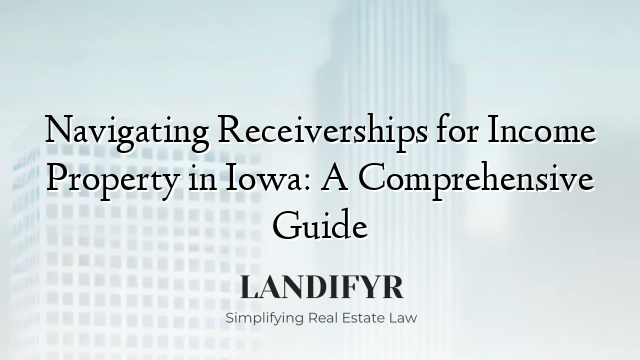 Navigating Receiverships for Income Property in Iowa: A Comprehensive Guide