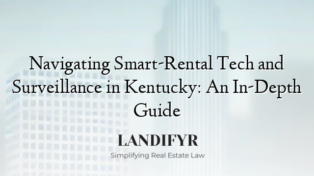 Navigating Smart-Rental Tech and Surveillance in Kentucky: An In-Depth Guide