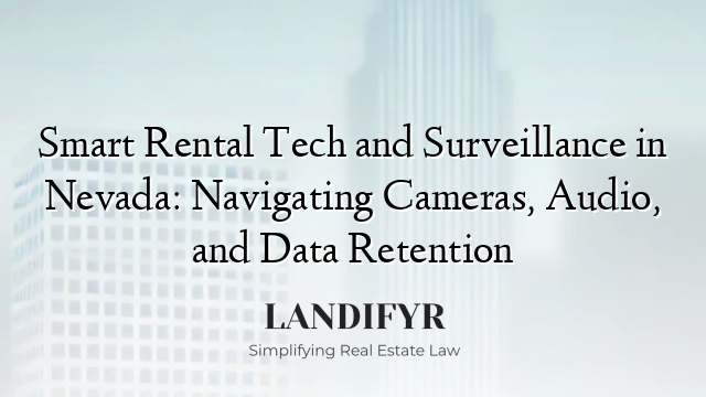 Smart Rental Tech and Surveillance in Nevada: Navigating Cameras, Audio, and Data Retention