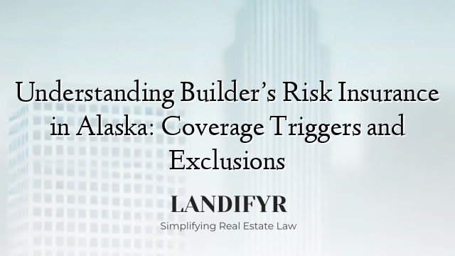 Understanding Builder’s Risk Insurance in Alaska: Coverage Triggers and Exclusions