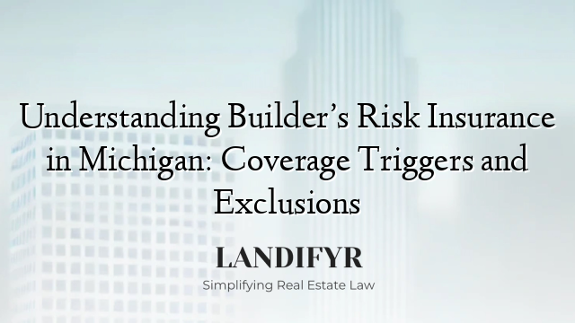Understanding Builder’s Risk Insurance in Michigan: Coverage Triggers and Exclusions