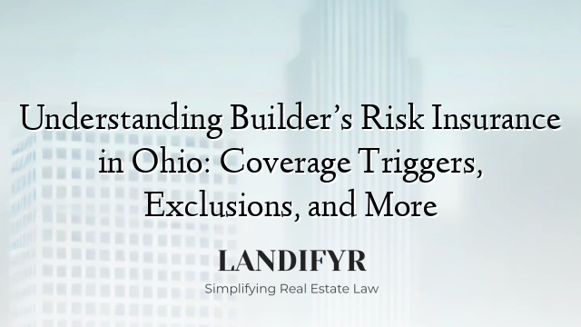 Understanding Builder’s Risk Insurance in Ohio: Coverage Triggers, Exclusions, and More