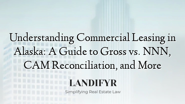 Understanding Commercial Leasing in Alaska: A Guide to Gross vs. NNN, CAM Reconciliation, and More