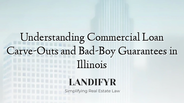 Understanding Commercial Loan Carve-Outs and Bad-Boy Guarantees in Illinois