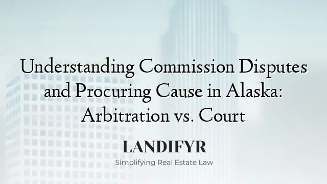 Understanding Commission Disputes and Procuring Cause in Alaska: Arbitration vs. Court