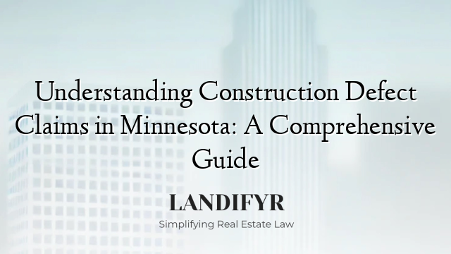 Understanding Construction Defect Claims in Minnesota: A Comprehensive Guide
