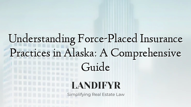 Understanding Force-Placed Insurance Practices in Alaska: A Comprehensive Guide