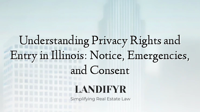 Understanding Privacy Rights and Entry in Illinois: Notice, Emergencies, and Consent