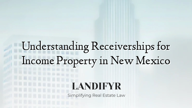 Understanding Receiverships for Income Property in New Mexico