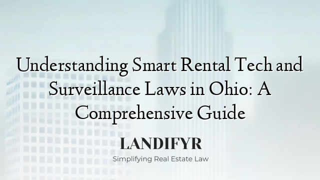 Understanding Smart Rental Tech and Surveillance Laws in Ohio: A Comprehensive Guide