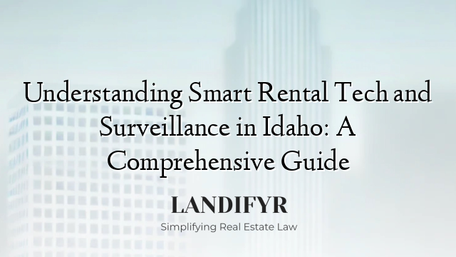 Understanding Smart Rental Tech and Surveillance in Idaho: A Comprehensive Guide