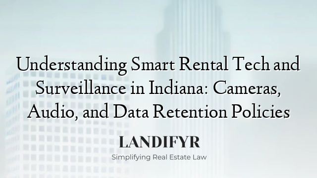 Understanding Smart Rental Tech and Surveillance in Indiana: Cameras, Audio, and Data Retention Policies