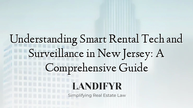 Understanding Smart Rental Tech and Surveillance in New Jersey: A Comprehensive Guide