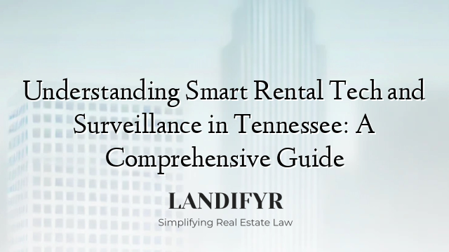 Understanding Smart Rental Tech and Surveillance in Tennessee: A Comprehensive Guide