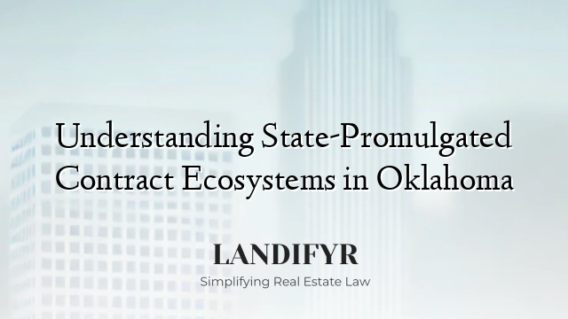 Understanding State-Promulgated Contract Ecosystems in Oklahoma
