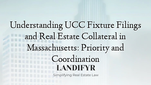Understanding UCC Fixture Filings and Real Estate Collateral in Massachusetts: Priority and Coordination