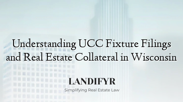 Understanding UCC Fixture Filings and Real Estate Collateral in Wisconsin