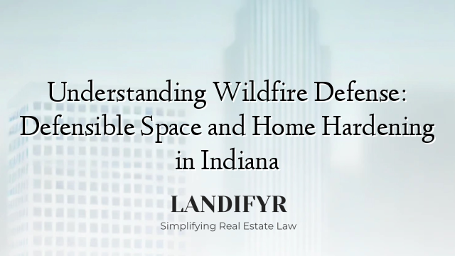 Understanding Wildfire Defense: Defensible Space and Home Hardening in Indiana