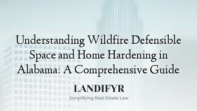 Understanding Wildfire Defensible Space and Home Hardening in Alabama: A Comprehensive Guide