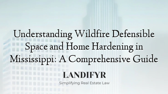 Understanding Wildfire Defensible Space and Home Hardening in Mississippi: A Comprehensive Guide