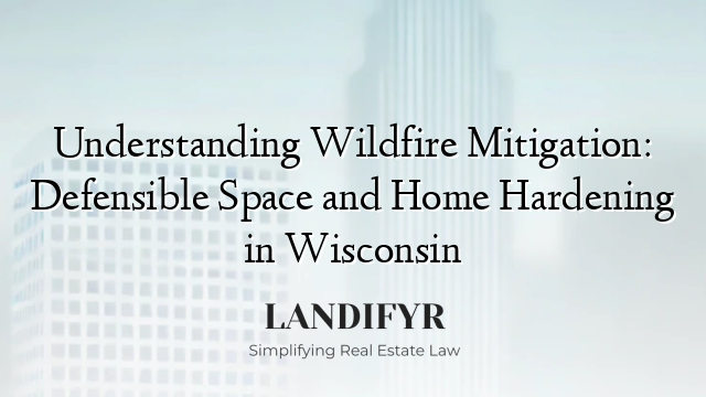 Understanding Wildfire Mitigation: Defensible Space and Home Hardening in Wisconsin