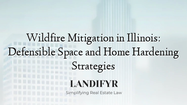 Wildfire Mitigation in Illinois: Defensible Space and Home Hardening Strategies