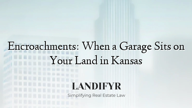 Encroachments: When a Garage Sits on Your Land in Kansas