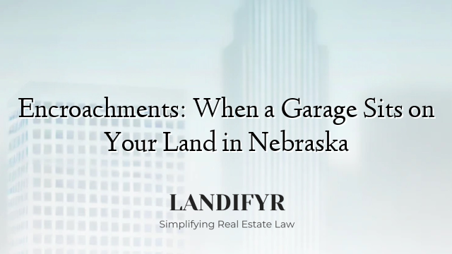 Encroachments: When a Garage Sits on Your Land in Nebraska