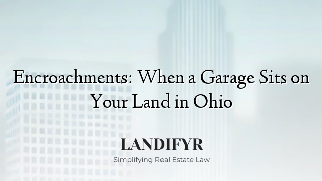 Encroachments: When a Garage Sits on Your Land in Ohio