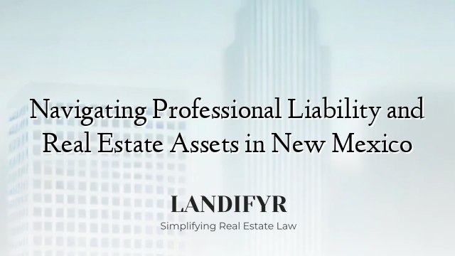 Navigating Professional Liability and Real Estate Assets in New Mexico