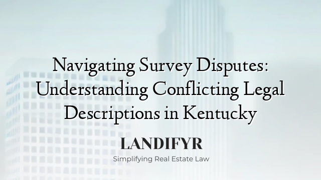Navigating Survey Disputes: Understanding Conflicting Legal Descriptions in Kentucky