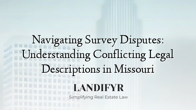 Navigating Survey Disputes: Understanding Conflicting Legal Descriptions in Missouri