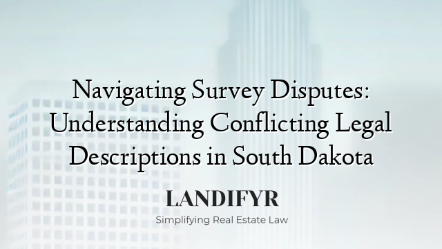 Navigating Survey Disputes: Understanding Conflicting Legal Descriptions in South Dakota