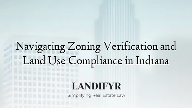Navigating Zoning Verification and Land Use Compliance in Indiana